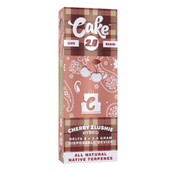 Cake Cold Pack Live Resin Disposable Vape Pen Cherry Zlushie 2g