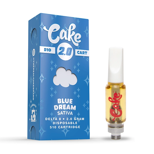 Cake Delta 8 Vape Cartridge Blue Dream 2g Dr.Ganja