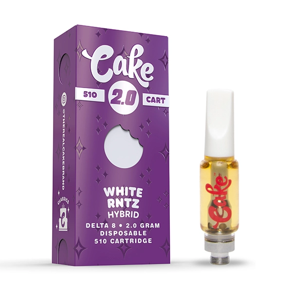 Cake Delta 8 Vape Cartridge White Runtz 2g