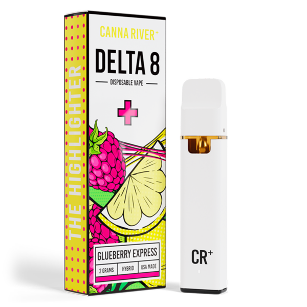 Canna River Delta 8 Disposable Vape Pen Glueberry Express 2g