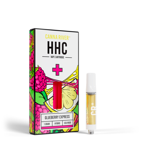 Canna River HHC Vape Cartridge Glueberry Express 1g Dr.Ganja