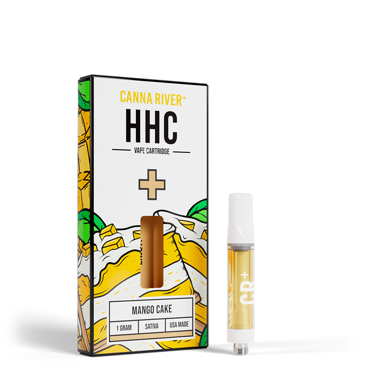 Canna River HHC Vape Cartridge Mango Cake 1g Dr.Ganja