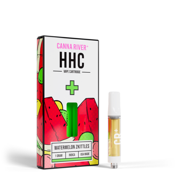 Canna River HHC Vape Cartridge Watermelon Zkittles 1g