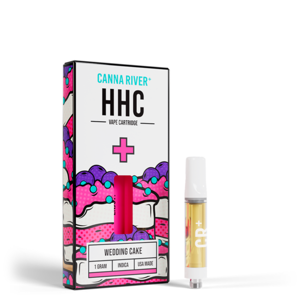 Canna River HHC Vape Cartridge Wedding Cake 1g Dr.Ganja
