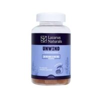 Lazarus Naturals Full Spectrum CBD THC Unwind Gummies Passionfruit 2080mg 40ct