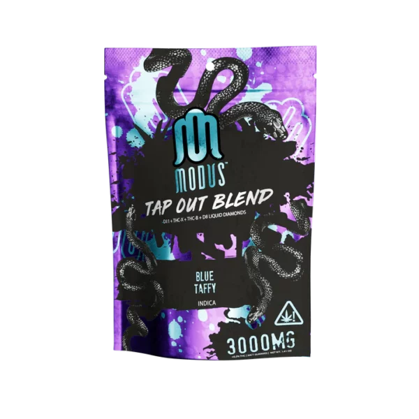 Modus Tap Out Gummies Blue Taffy 3000mg 20ct