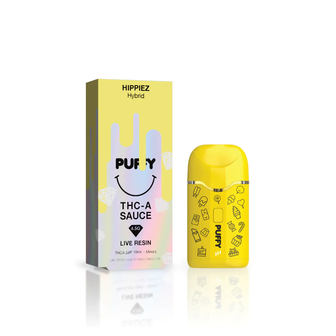 Qwin THCA Sauce Disposable Vape Pen Hippiez 4.5g Dr.Ganja