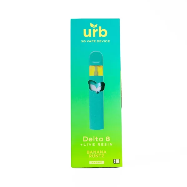 Urb Delta 8 Disposable Vape Pen Banana Runtz 3ml
