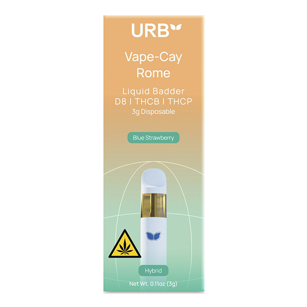 Urb Liquid Badder Disposable Blue Strawberry 3g