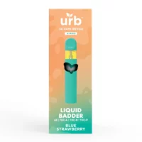 Urb Liquid Badder Disposable Vape Pen Blue Strawberry 3ml