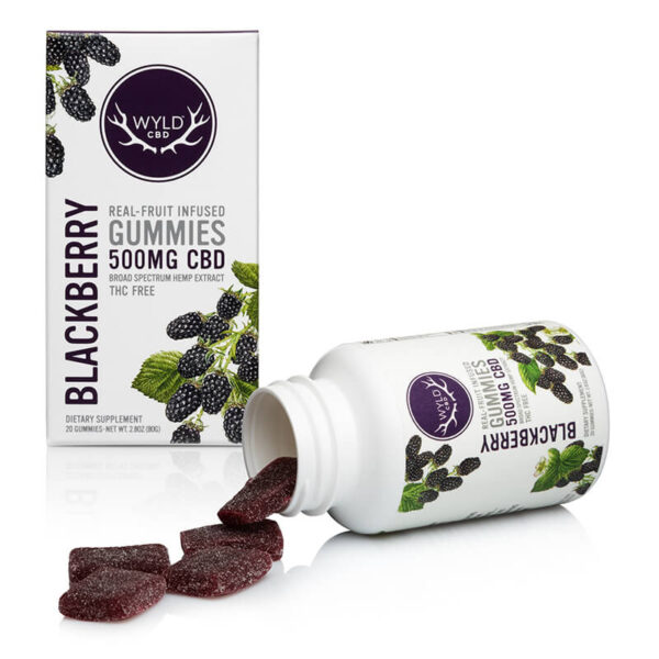 Wyld CBD Gummies Blackberry 25mg 20ct