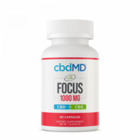 cbdMD Broad Spectrum CBD Capsules Focus 1000mg 60ct