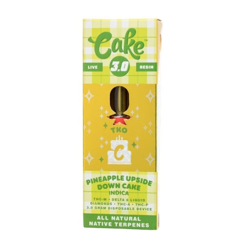 Cake TKO Blend Disposable Vape Pen Pineapple Upside Down Cake 3g Dr.Ganja