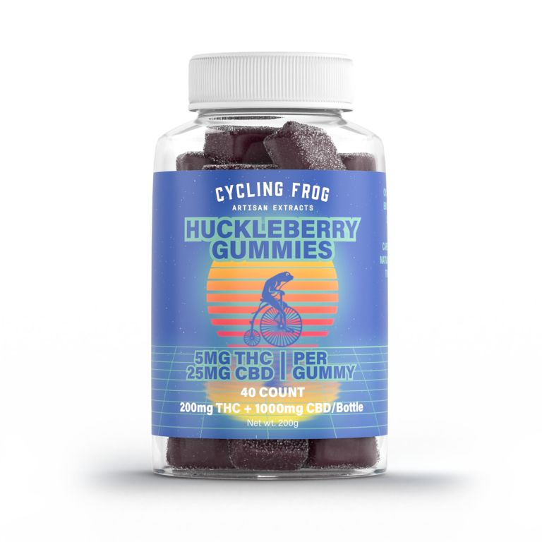 Cycling Frog CBD Delta 9 Gummies Huckleberry 1200mg 40ct Cycling Frog CBD Delta 9 Gummies Huckleberry 1200mg 40ct