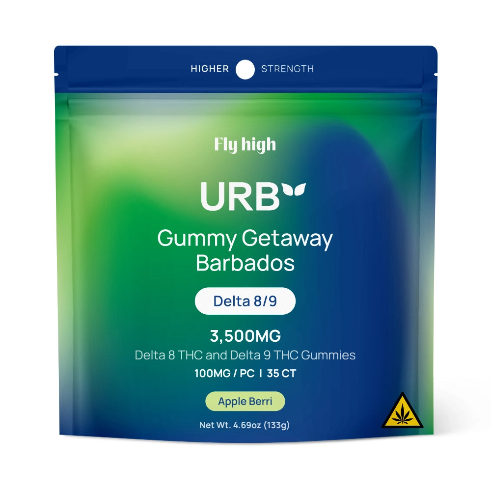 Urb Delta 8 Delta 9 Gummies Apple Berri 3500mg 35ct Urb Delta 8 Delta 9 Gummies Apple Berri 3500mg 35ct