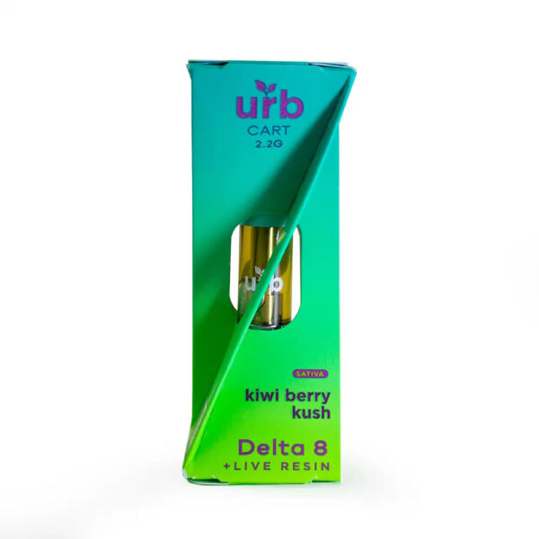Urb Delta 8 Vape Cartridge Kiwi Berry Kush 2.2ml