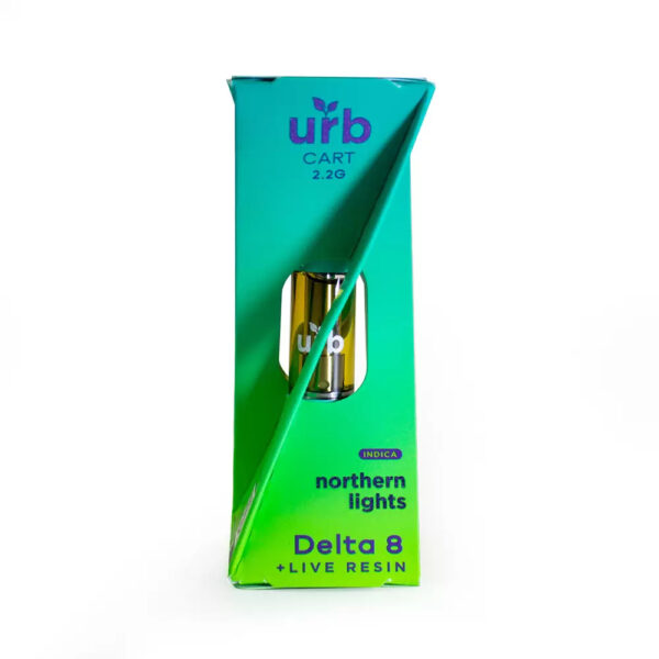 Urb Delta 8 Vape Cartridge Northern Lights 2.2ml