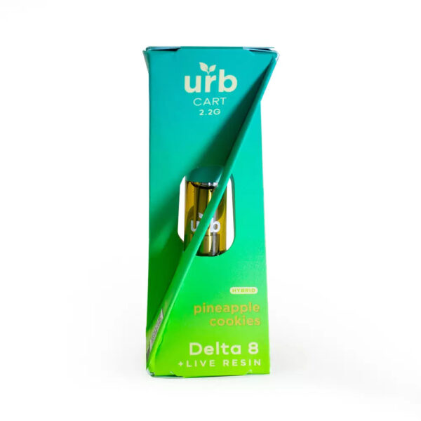 Urb Delta 8 Vape Cartridge Pineapple Cookies 2.2ml