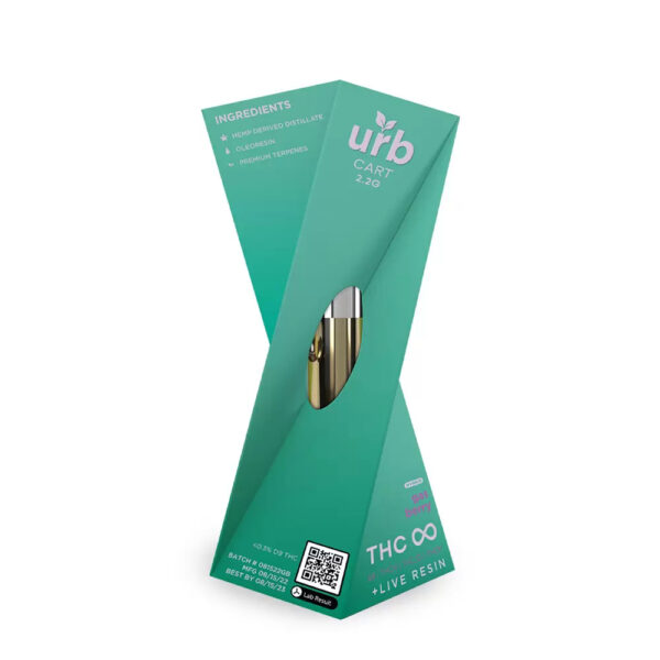Urb Infinity Vape Cartridge Gas Berry 2.2ml