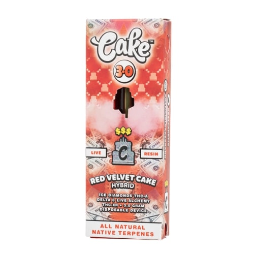 Cake Moneyline Disposable Vape Pen Red Velvet Cake 3g Dr.Ganja