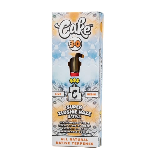 Cake Moneyline Disposable Vape Pen Super Zlushie Haze 3g Dr.Ganja