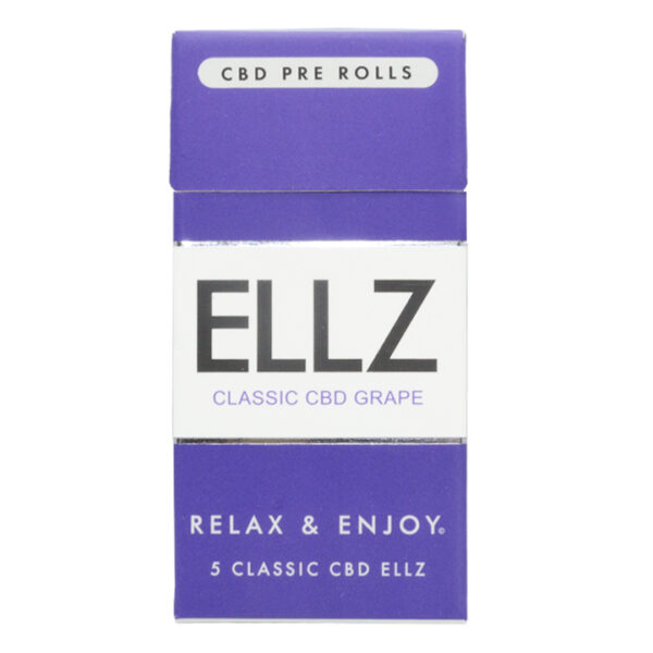 ELLZ Classic Grape CBD Cigarettes Hemp Pre Rolls