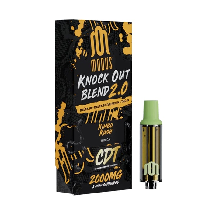 Modus Knockout Blend Vape Cartridge Kimbo Kush 2g Dr.Ganja