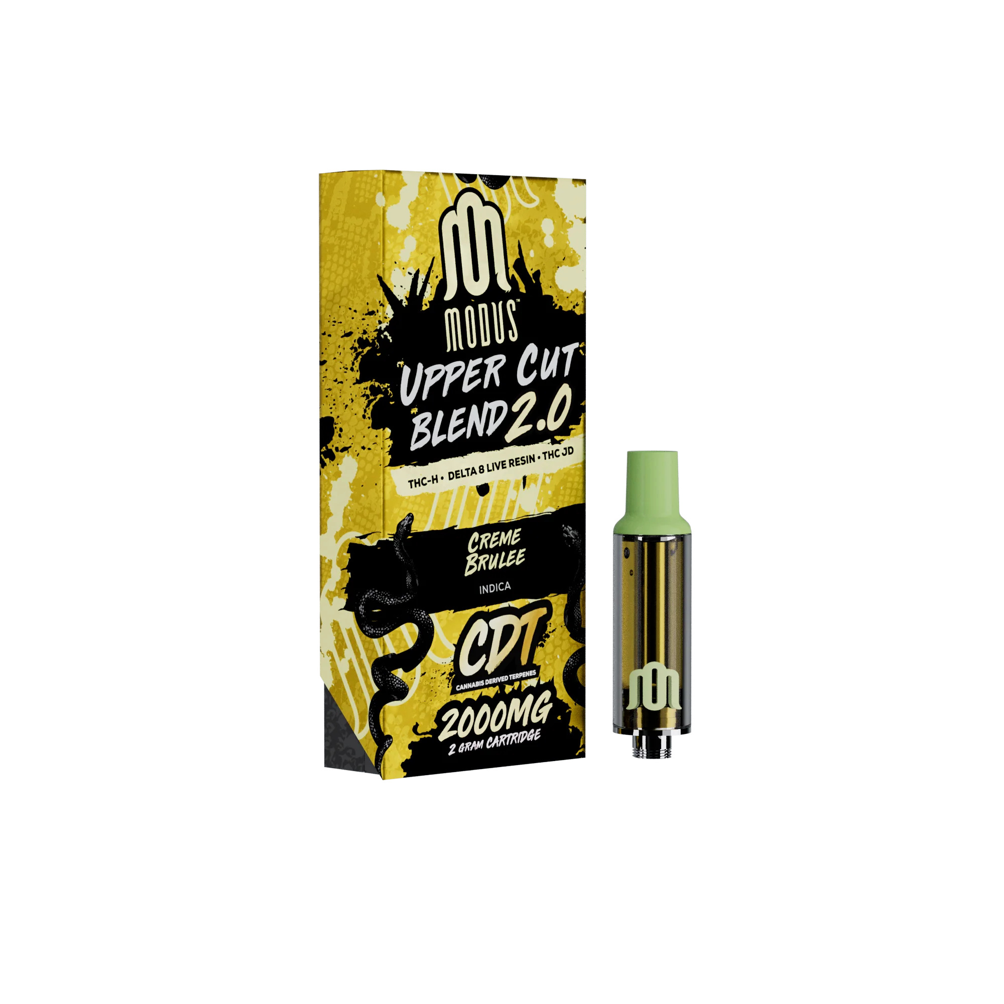 Modus Upper Cut Blend Vape Cartridge Creme Brulee 2g - Dr.Ganja