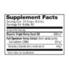 NuLeaf Naturals Full Spectrum CBN Oil 1800mg 30ml Supplement Facts