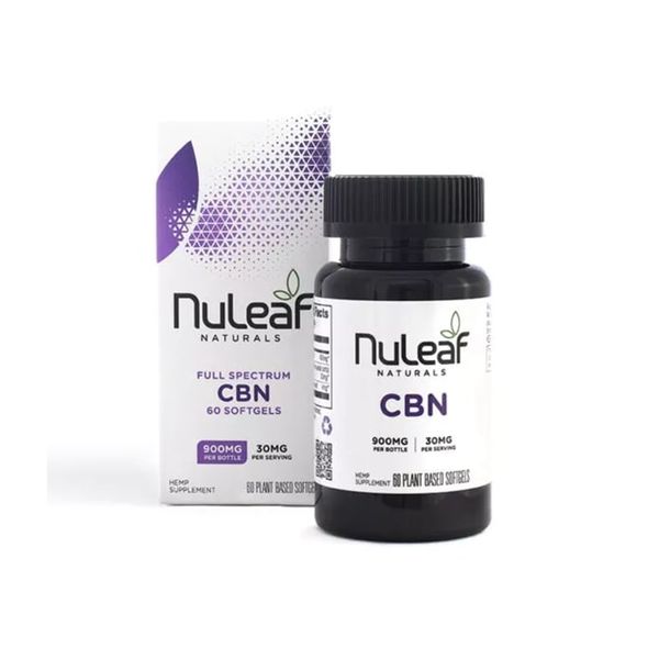 NuLeaf Naturals Full Spectrum CBN Softgels 900mg 60ct
