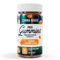 Canna River CBD CBG Pain Gummies Passion Orange Guava 3000mg 30ct