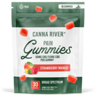 Canna River CBD & CBG Pain Gummies Strawberry Mango 3000mg 30ct