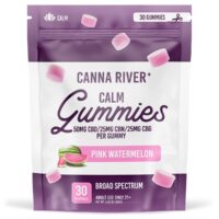 Canna River CBD & CBN & CBG Calm Gummies Pink Watermelon 3000mg 30ct