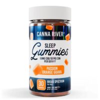 Canna River CBD CBN Sleep Gummies Passion Orange Guava 3000mg 30ct