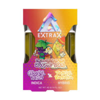 Delta Extrax Adios Blend Duo Vape Cartridge Tangie Banana & Grape Kush 4g