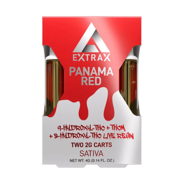 Delta Extrax Splat Blend Duo Vape Cartridge Panama Red 4g