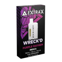 Delta Extrax Wreck'd Blend Disposable Vape Pen Purple Mayhem 4.5g