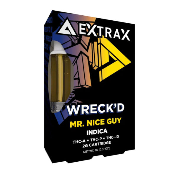 Delta Extrax Wreck'd Blend Vape Cartridge Mr. Nice Guy 2g