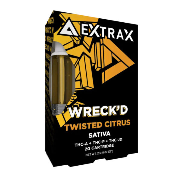 Delta Extrax Wreck'd Blend Vape Cartridge Twisted Citrus 2g