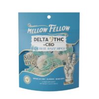 Mellow Fellow CBD & Delta 9 Gummies Blue Razz 800mg 20ct