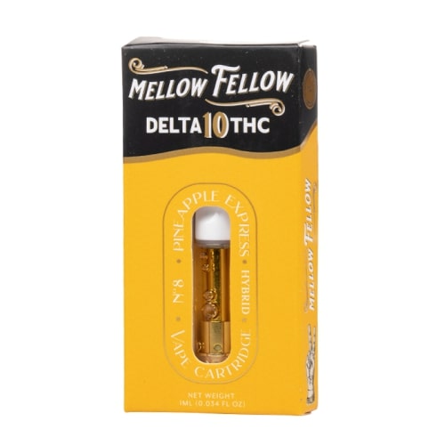 Mellow Fellow Delta 10 Vape Cartridge Pineapple Express 1ml