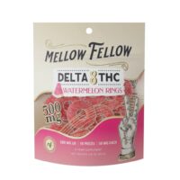 Mellow Fellow Delta 8 Gummies Watermelon 500mg 10ct