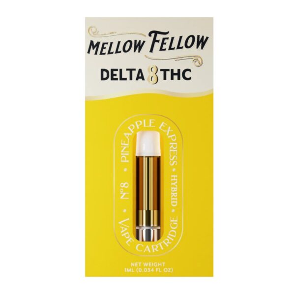 Mellow Fellow Delta 8 Vape Cartridge Pineapple Express 1ml Dr.Ganja