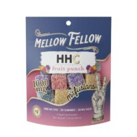 Mellow Fellow HHC Gummies Fruit Punch 1000mg 20ct