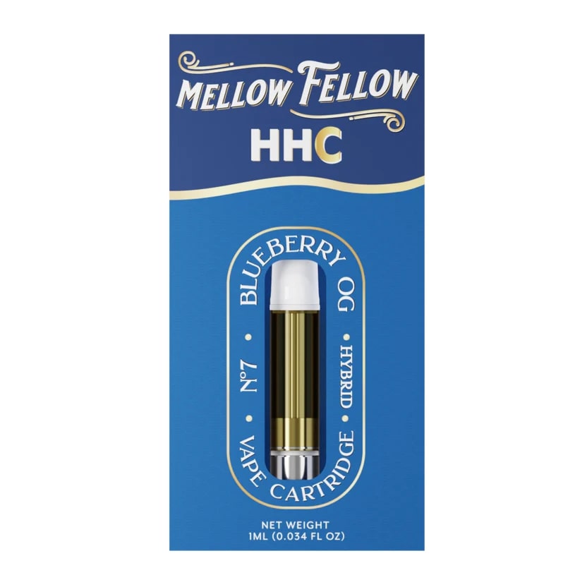 Mellow Fellow HHC Vape Cartridge Blueberry OG 1ml Mellow Fellow HHC Vape Cartridge Blueberry OG 1ml