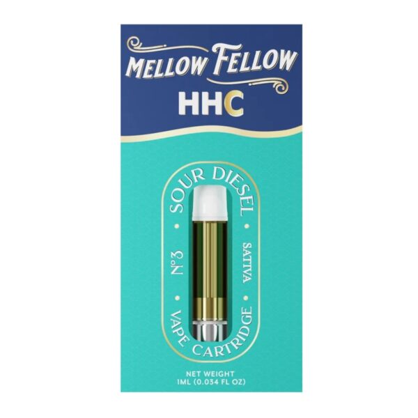 Mellow Fellow HHC Vape Cartridge Sour Diesel 1ml