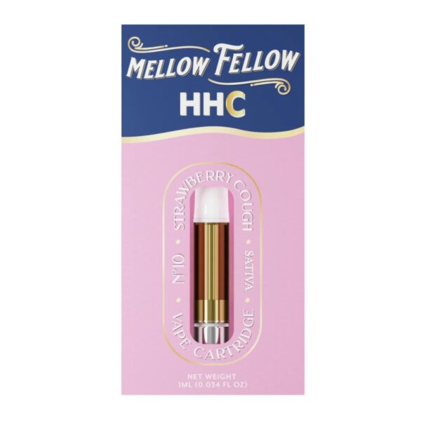 Mellow Fellow HHC Vape Cartridge Strawberry Cough 1ml