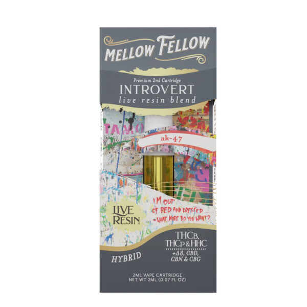 Mellow Fellow Introvert Blend Vape Cartridge AK 47 2ml