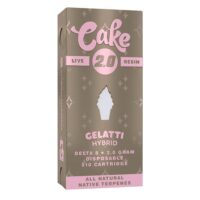 Cake Delta 8 Live Resin Vape Cartridge Gelatti 2g
