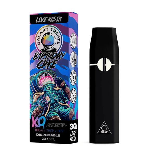 Galaxy Treats Live Resin Disposable Birthday Cake 3g
